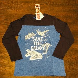 Star Wars “Save the Galaxy” Boys Long Sleeve Shirt